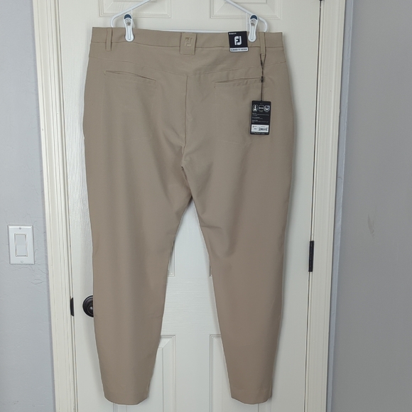 NWT FootJoy FJ Performance Golf Pants Men’s 40x30 Slimmer Fit Khaki Style 24490 - Picture 6 of 10